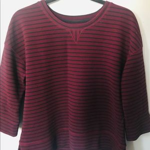 LOU & GREY Heavy Knit, Stripped Top